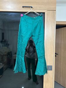 Embroidered Teal  co-ord ser
