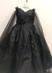Stunning Black Sequin Gown