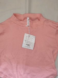 Cute Pink Long Sleeve Top
