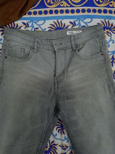 Stylish Grey Denim Jeans