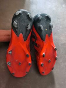 Red Adidas Predator Football Cleats