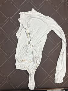 White Long Sleeve Top