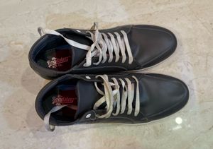 Stylish Grey High-Top Sneakers