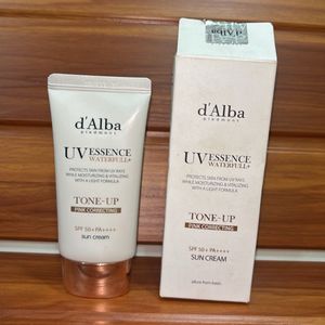 D'Alba UV Essence Waterfull Tone-Up Sun Cream