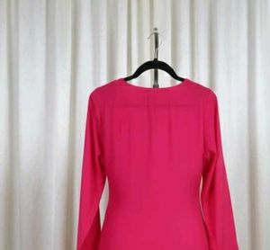 Queen pink Embroidered Kurta Set