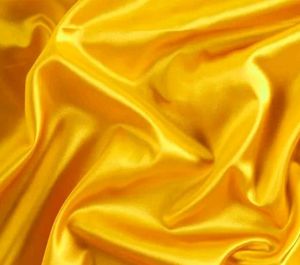 Vibrant Yellow Satin Dress Material 2 mtr