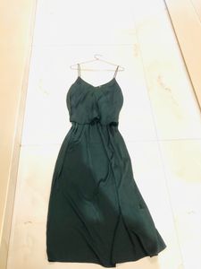 Elegant Dark Green Maxi Dress
