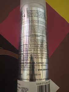 BBLUNT Hot Shot Hold Spray for Hairstyling