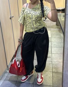 Keith Haring Print DIY fringe Top