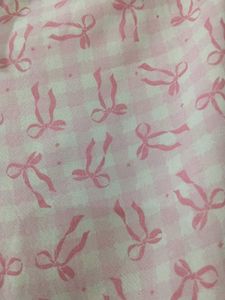 Pink bow printed Pintresty Pajama Pants