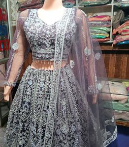 Heavy Embroidery Work Lehenga