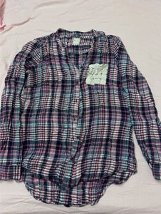Trends Casual Plaid Button-Up Shirt