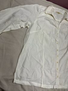 White Button-Down Shirt