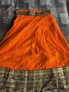 Vibrant Orange Lehenga Choli