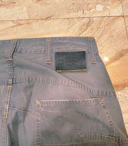 Men's Grey Relaxed Fit Trousers