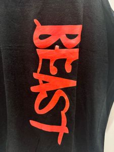 Black "BEAST"  and  “JORDAN”  tank tops
