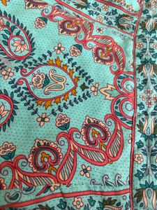 Indo-Western Print Crop Top (S)