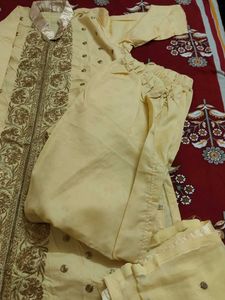 Elegant Yellow Kurta Set with Dupatta