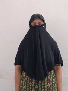 Modest Black Hijab