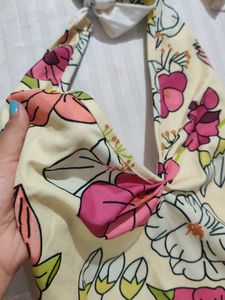 Floral Halter Neck Dress