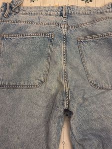 Light Wash Cargo Jeans