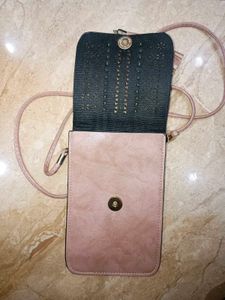 Crossbody Peach Bag
