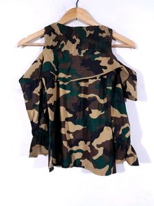 Multicolor Printed Casual Top (Women's)