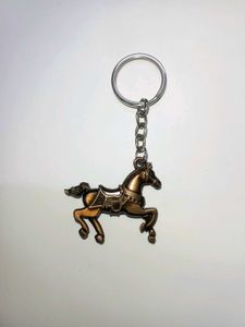 Horse Metal Keychain