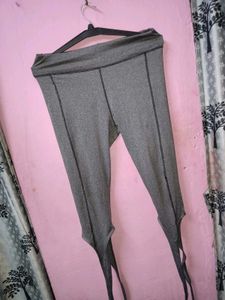 Grey Stirrup Leggings