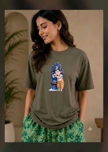 Ganesha &amp; Shiva Graphic T-Shirt &amp; Pant