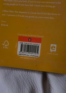 I Don't Love You Anymore Book