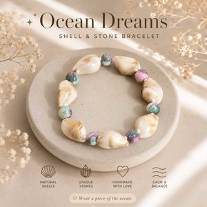 Ocean Dreams Shell & Stone Bracelet