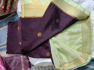 Mysore crepe silk saree
