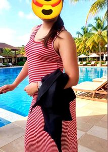 beautiful red bodycon