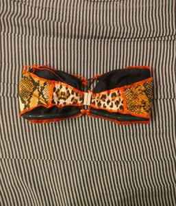 Animal Print Bikini Top