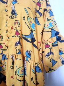 Discount Applicable - Fusion Mustard Dress