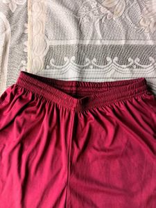 Maroon Athletic Shorts