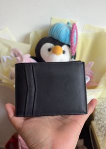 Classic Black Bifold Wallet