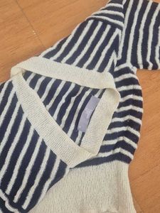 Striped Knit Cardigan