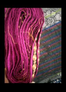Embellished saree border Fabric Rolls