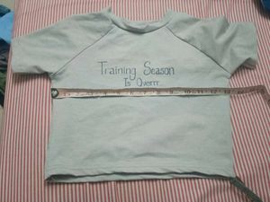 Dua lipa lyrics crop t-shirt