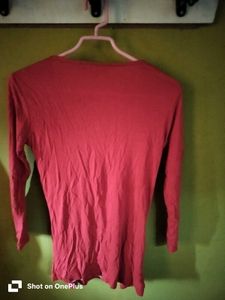 Red Wrap Top