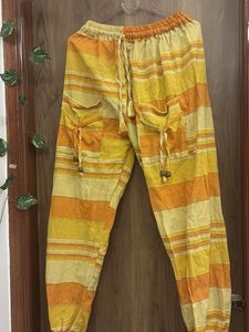Boho Striped Palazzo Pants