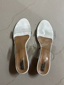 Women Transparent Low Heel