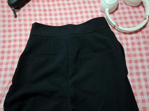 Classic Black High-Waisted Trousers