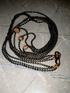Layered Chain Necklace with Pendants