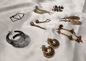 Assorted Earring Collection ( 8 Pairs)