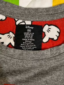 Grey Mickey Mouse T-Shirt