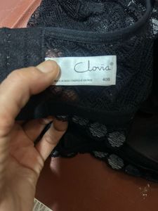 Black Lace Bra- Size- 40 B