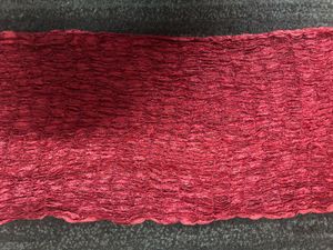 Men’s Red Textured Stole